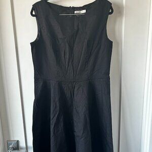 Gardenwed dress Black Sleeveless Midi Dress